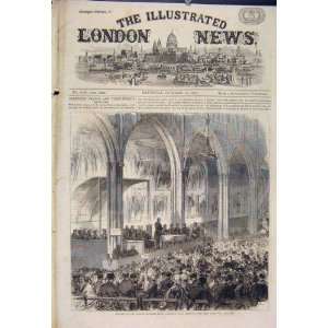  Church Congress St AndrewS Hall Norwich Print 1865