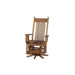  Amish Single Royal Mission Swivel Glider