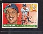 1955 Topps Double Header 15 16 Rube Walker Lou Limmer Creased corners 