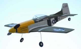 P51D WWII Mustang Brushless 4CH RC Plane  