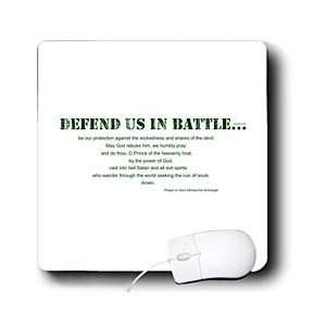   ZeGear Spiritual   Defend Us In Battle   Mouse Pads Electronics