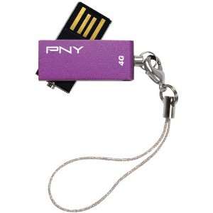   ATTACHé USB FLASH DRIVE (PLUM) (MEMORY MEDIA CARDS)