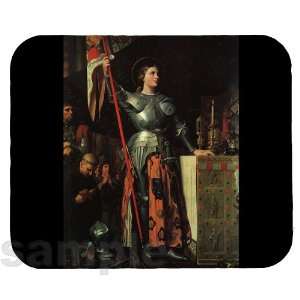  Joan of Arc at King Charles VII Coronation Mouse Pad 