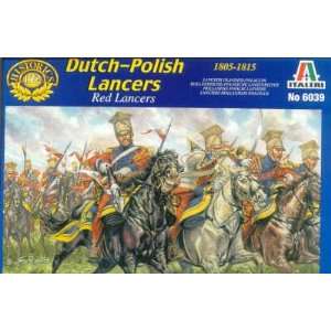    15 Dutch Polish Lancer Figures Red Lancer By Italeri Toys & Games