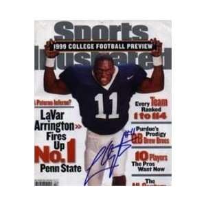  Lavar Arrington Autographed/Hand Signed Sports Illustrated 