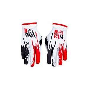  DEFT FAMILY ARTISAN DIPPED GLOVE (SMALL) (WHITE/RED 