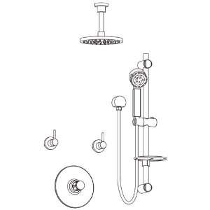  Aquabrass KIT51   25173BN KIT51   Ashley Handles   Shower 