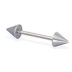  Straight Barbell with Cones, 14ga, Pack of 10 Everything 