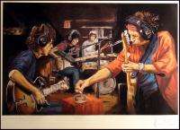 Ronnie Wood CONVERSATION PIECE SOLD OUT Art, Rolling Stones, HAND 