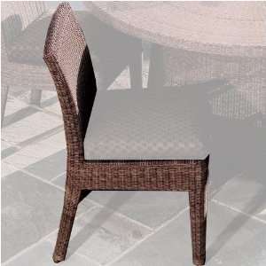  Santa Barbara Wicker Dining Side Chair   Frame Only Patio 