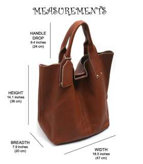 MADE IN KOREA] NEW Genuine Leather Shoulder Tote Hand Bag Purse 