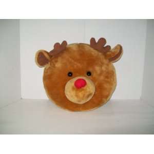  Rudolph the Red Nose Reindeer Stuffed Plush Pillow 