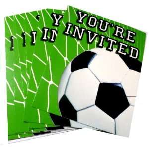  Soccer Ball Birthday Party Invitation Cards Toys & Games