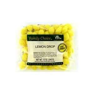Ruckers Candy 21106 Family Choice Lemon Drop 12 Oz. (Pack of 12 