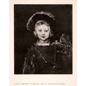   Boy Portrait Dutch Painters   Original Photogravure