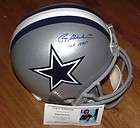 Roger Staubach Dallas Cowboys HOF 1985 Autograph Riddell Full Size 