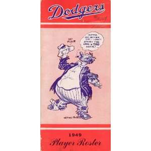  1949 Brooklyn Dodgers Player Roster