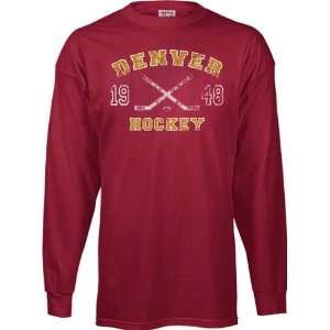  Denver Pioneers Legacy Hockey Long Sleeve T Shirt Sports 