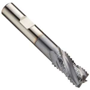 Niagara Cutter SMWR865 Cobalt Steel End Mill, Roughing, TiCN Coated, 5 