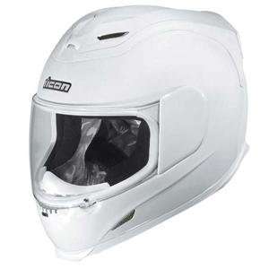  Icon Airframe Solid Gloss Helmet   2009   X Small/White 