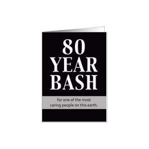  Birthday Invitation   80 Year Bash Card Toys & Games