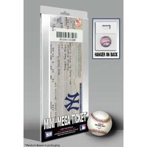  Derek Jeter 3,000 Hits Mini Mega Ticket   New York Yankees 