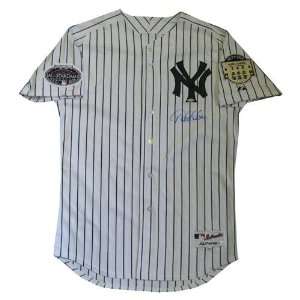 Autographed Derek Jeter Home NY Yankees Jersey with 2008 All Star 