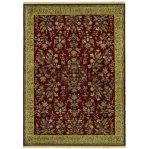  Shaw Century Beaumont Scarlet 00800 78 X 111 Area Rug 
