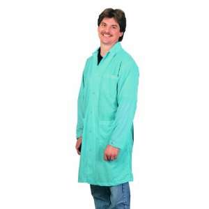 Desco 73640 Polyester Smock Statshield Labcoat with Snaps, 38 Length 