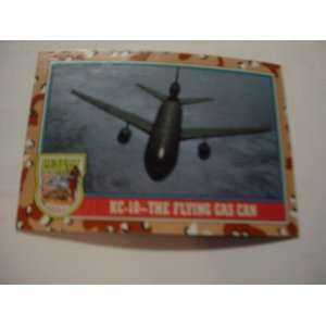 Desert Storm Collectors Cards, KC 10 The Flying Gas Can. Series #2 