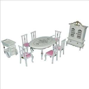   Dining Room Set (For Doll House) by Teamson Design Corp. Toys & Games