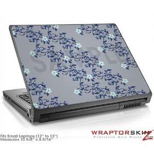   Laptop Skin   Victorian Design Blue by WraptorSkinz 