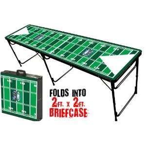 Football Beer Pong Table   8 Portable, Folding Party Pong Beer Pong 