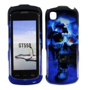  Hard Cool Blue Skull Case Cover Faceplate Protector for LG 