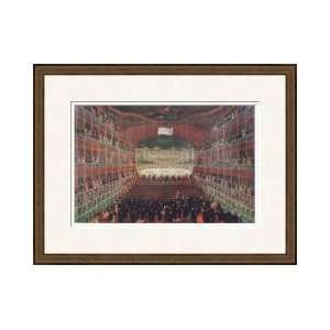 A Meal At The San Benedetto Theatre Framed Giclee Print 