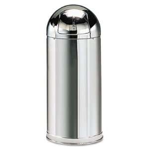 Rubbermaid Commercial Fire Resistant Steel Dome Waste Receptacle 