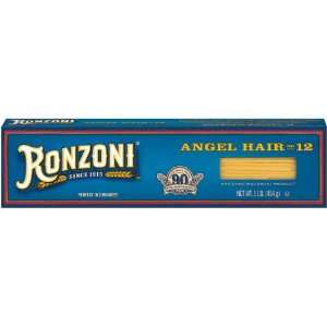 Ronzoni Angel Hair Pasta 16 oz  Grocery & Gourmet Food