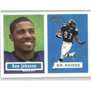  2002 Topps Heritage #169 Ron Johnson RC   Baltimore Ravens 