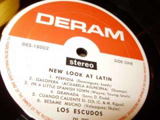 Los Escudos   New Look At Latin   Very Rare Promotional record