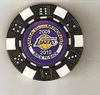 2010 LOS ANGELES LAKERS CHAMPS POKER CHIP CARD GUARD