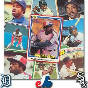  Detroit Tigers Ron Leflore Player Cards
