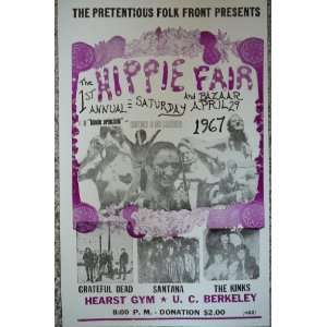 Hippie Fair with Appearances From Grateful Dead, Santana and the Kinks 