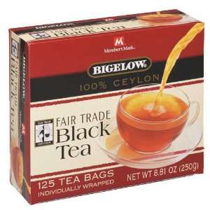Members Mark/Bigelow Black Tea Bags   125ct  Grocery 
