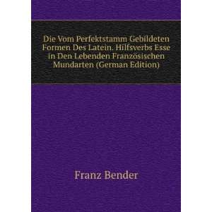   Mundarten (German Edition) (9785874849009) Franz Bender Books