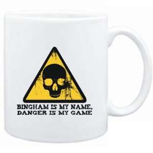  Mug White  Bingham is my name, danger is my game  Male 