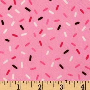  44 Wide Summer Fun Confetti Pink Fabric By The Yard 