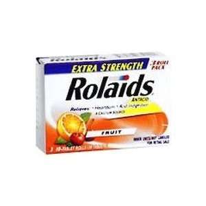  Rolaids Chewable Tablets Antacid Extra Strength Fruit   3 