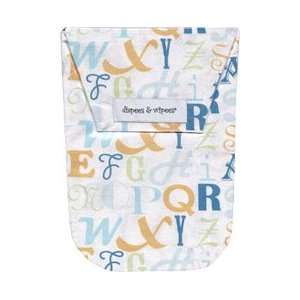  Diapees & Wipees ABC Blue Baby Diaper and Wipes Bag Baby