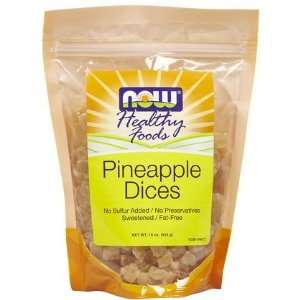  NOW Foods Pineapple Dices, 1 lb (Quantity of 4) Health 