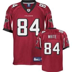  Roddy White Jersey Reebok Authentic Red #84 Atlanta Falcons Jersey 